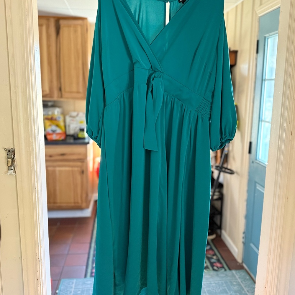 Torrid Size 2 Multipurpose Elegant Teal Dress